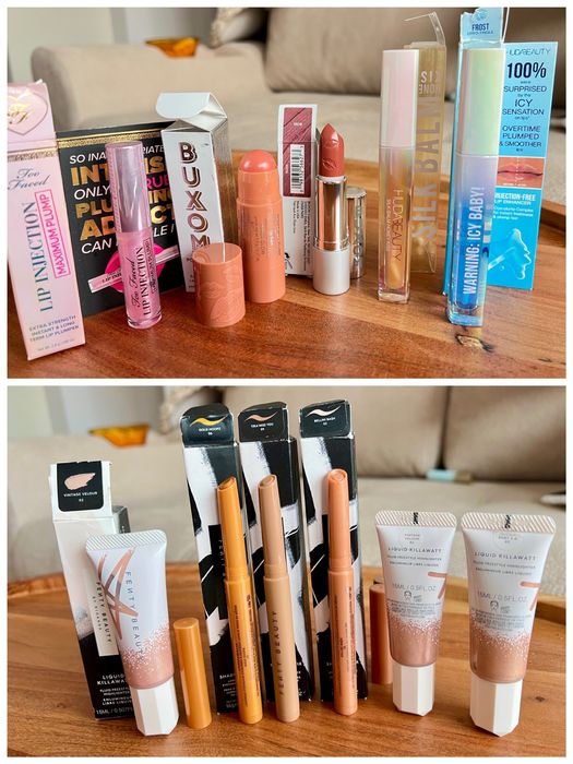 Всичко по 10 евро - Fenty, huda, too faced, buxom, Natasha Denona, ud