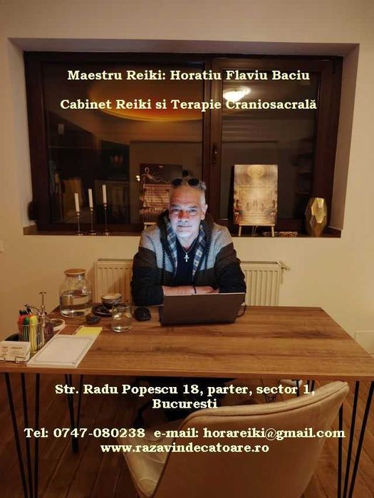 Terapie craniosacrală și Reiki, București sector 1. Stop durere!