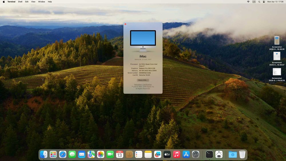 Apple iMac 27" Quad Core Retina 5K i7 4.2Ghz 64GB RAM 1TB SSD 2017
