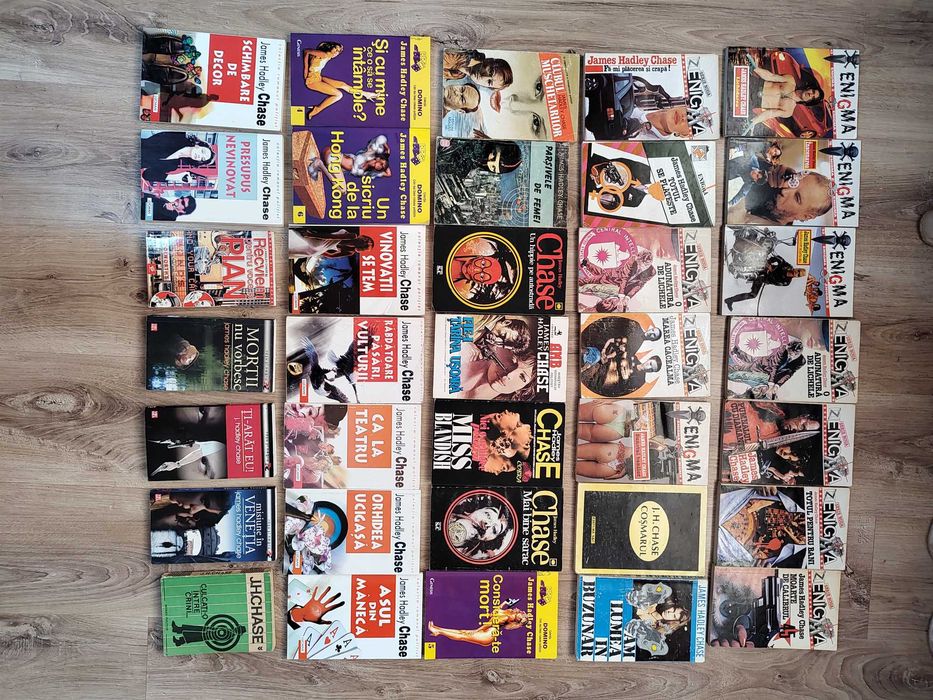 James Hadley Chase – set 35 romane politiste