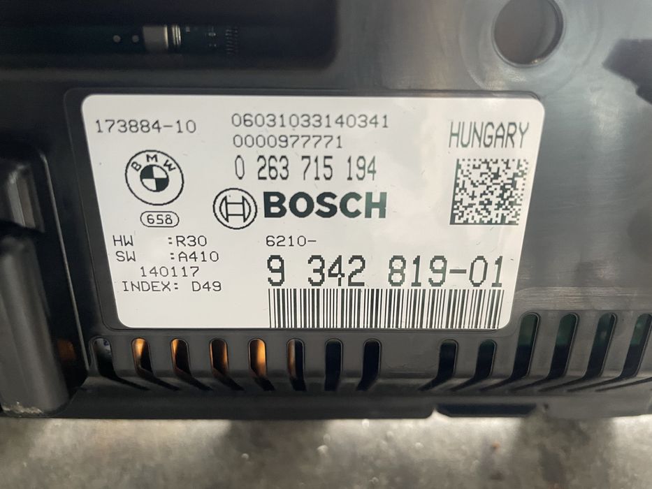 Километраж/ хед ъп дисплей БМВ Х5/ Ф15 (head up bmw f15)6