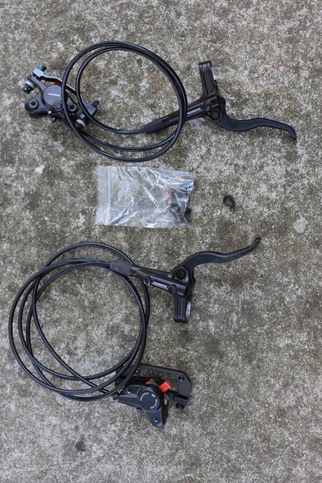 Shimano BL-MT401/BR-MT410 Disc Frane - Set 900/1700mm + adaptoare