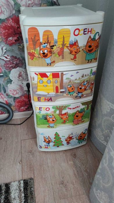 Комод детский пластик
