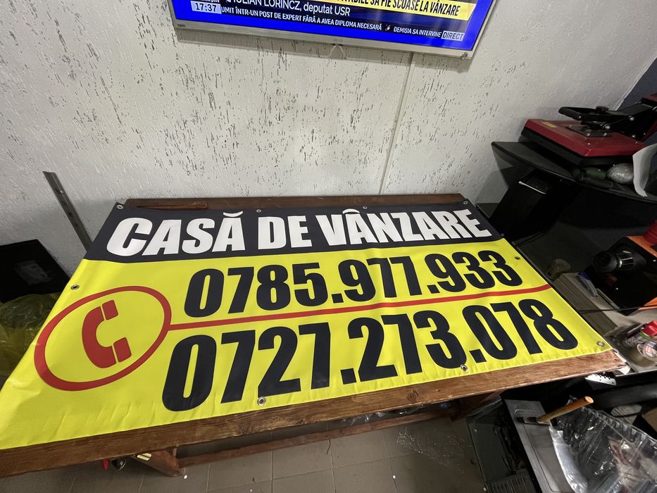 Bannere de exterior orice dimensiune gata de montat benar baner de vanzare