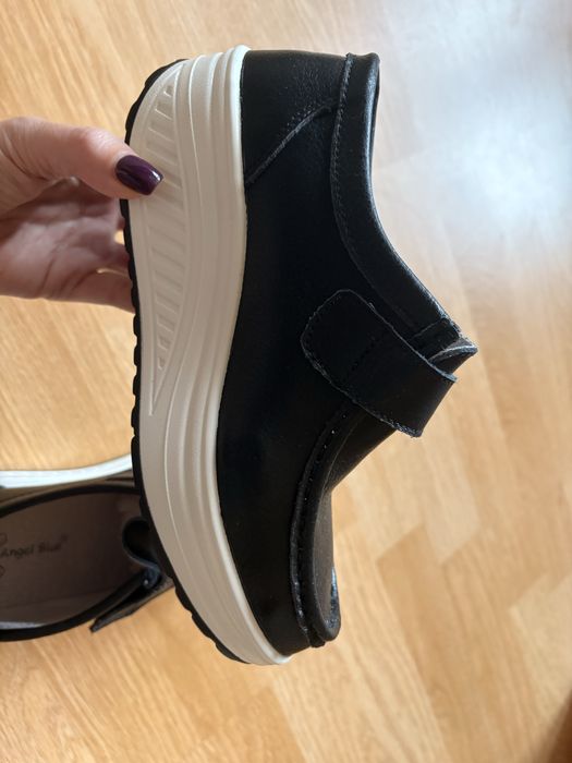 Дамски кожени обувки (тип Walkmaxx)