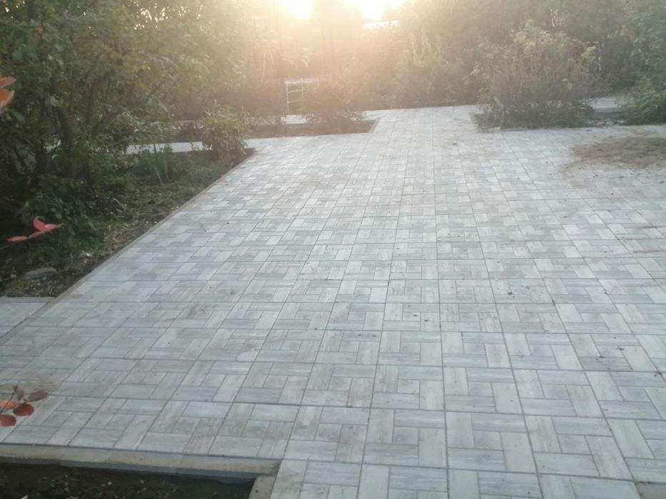 Укладка брусчатки