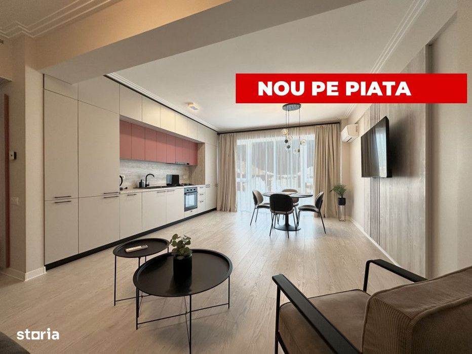 Apartament modern cu 2 camere, 55 mp, mobilat modern - Dumbravita — fotografia 3