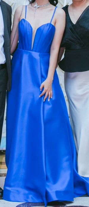 Прокат Вечернее платье Синее