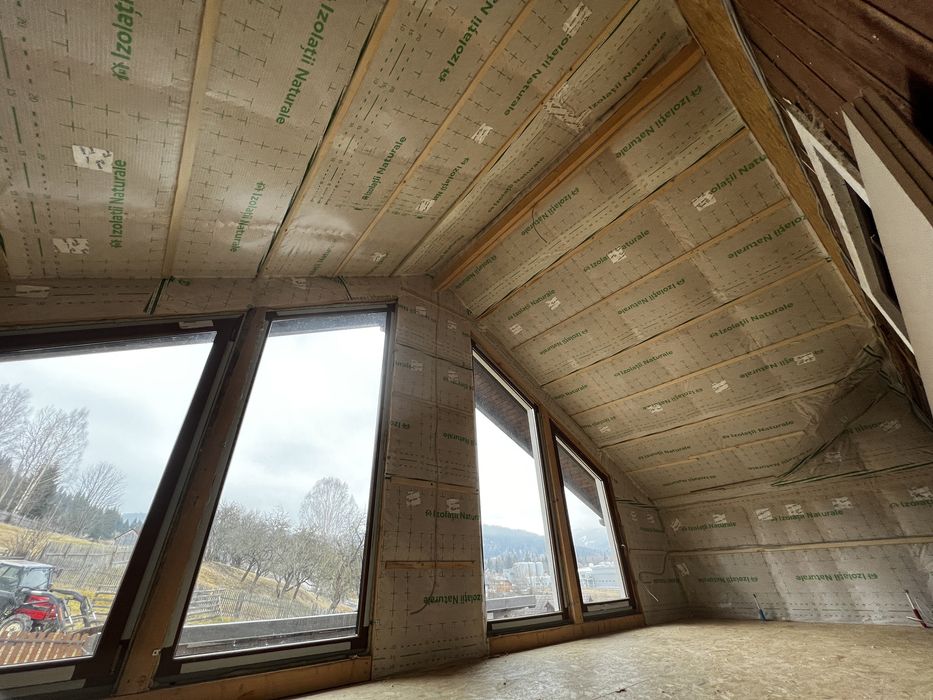 Izolații naturale cu lână de lemn,pompabila cu presiune!