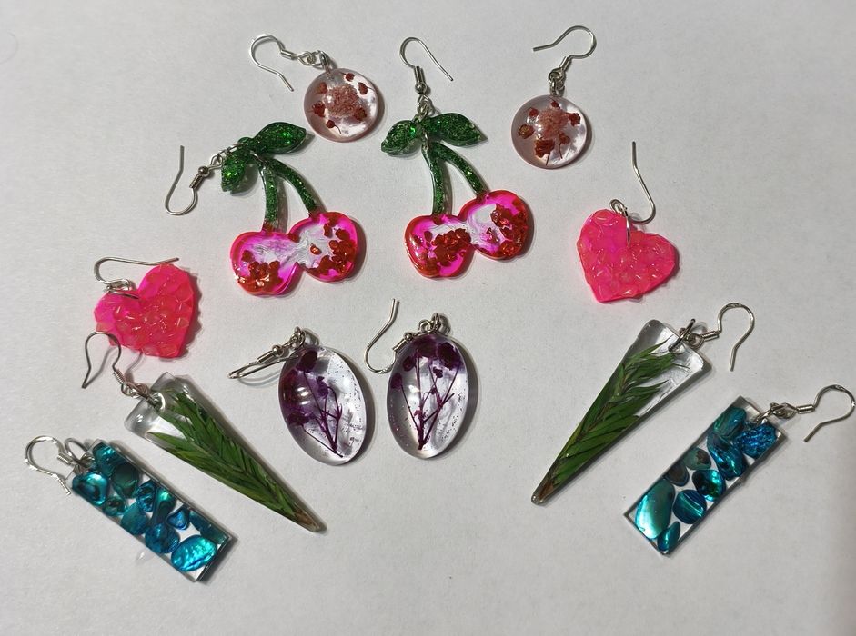 Серьги ручной работы