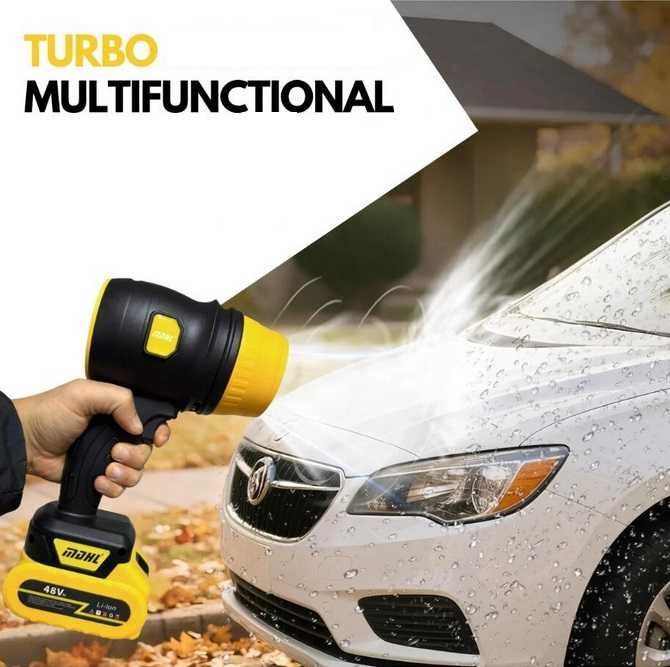 Преносима турбо духалка 1050W, Li-Ion батерия 48V