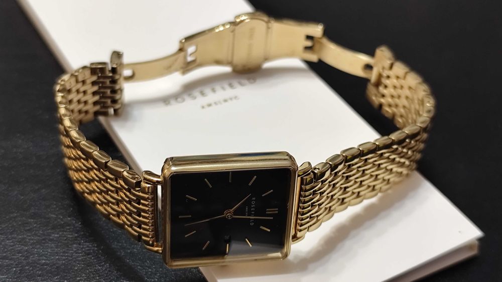 Rosefield Black Gold  / Луксозен Часовник