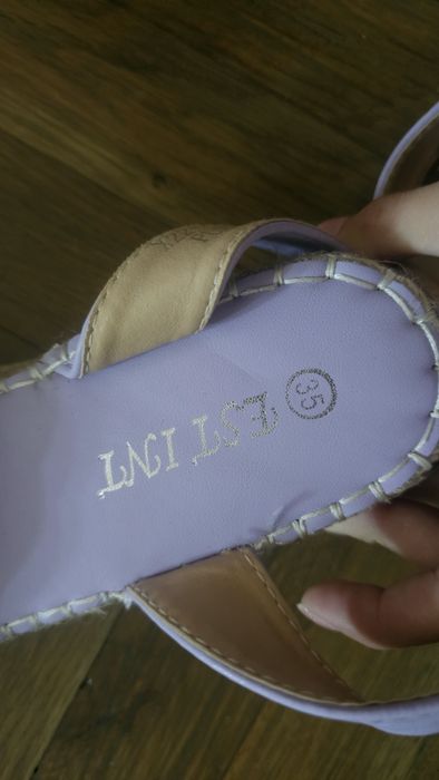 Дамски сандали на платформа, 35 номер