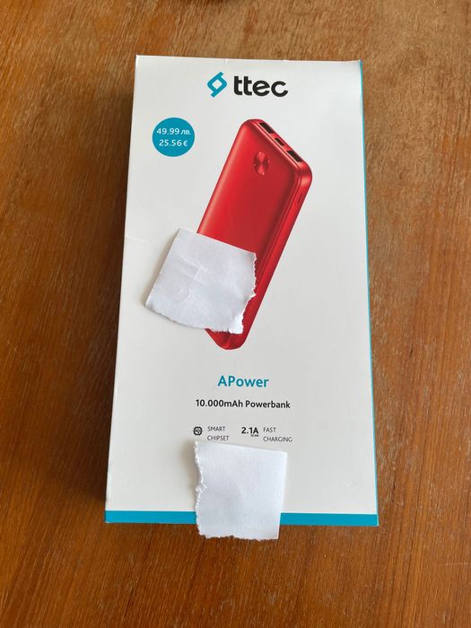 Преносима батерия ttec 10 000 mAh