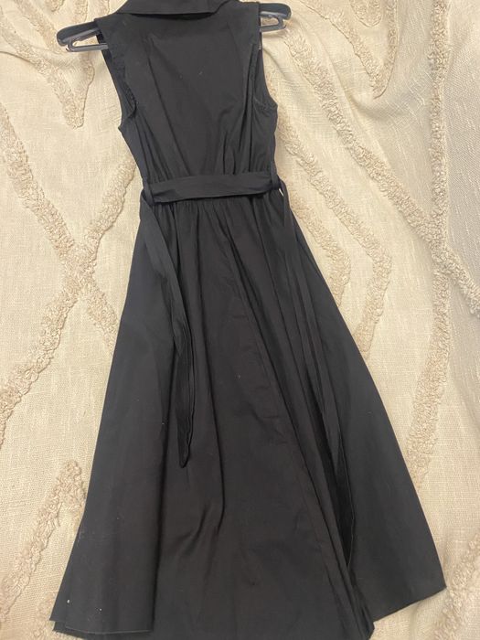 Rochie de vara, neagra, midi