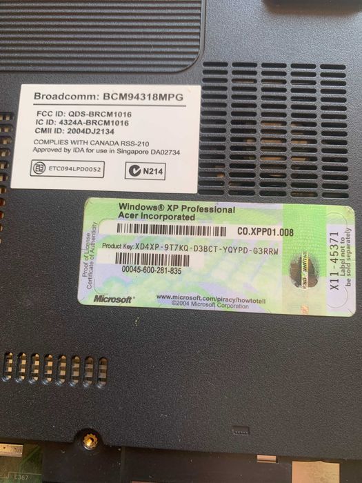 Лаптоп Acer MS2177