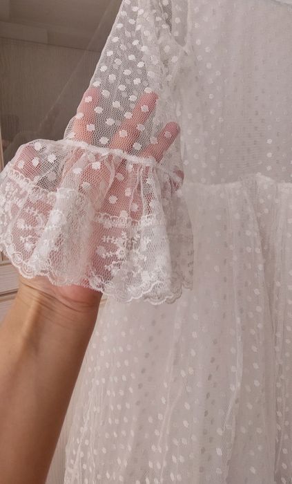 Детское платье снежинка