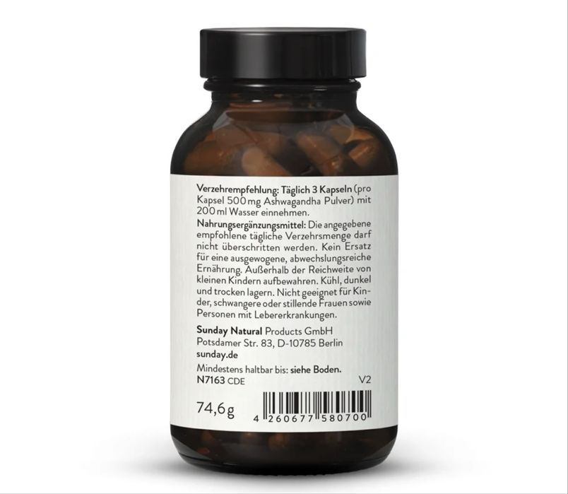 Sunday Natural Ashvaganda