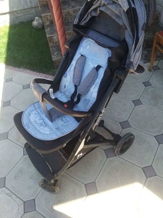 Коляски INING BABU черная и серая