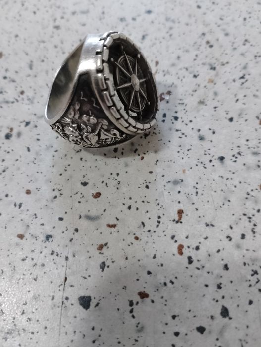 Inel argint KRAKEN HELM