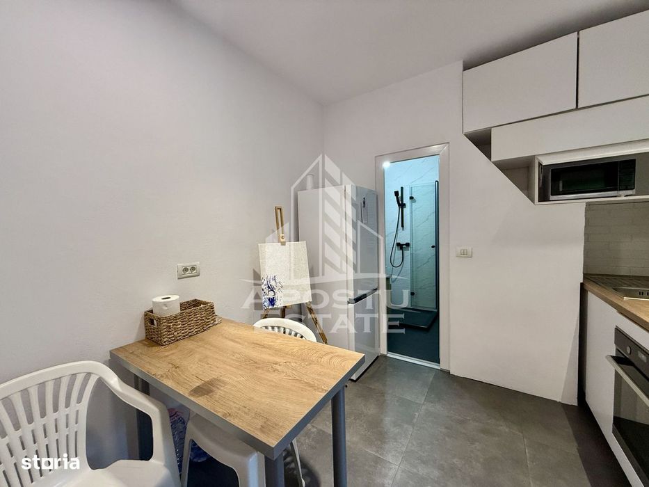 Apartament o camera si curte de vanzare zona Lunei - Complex Timisoara