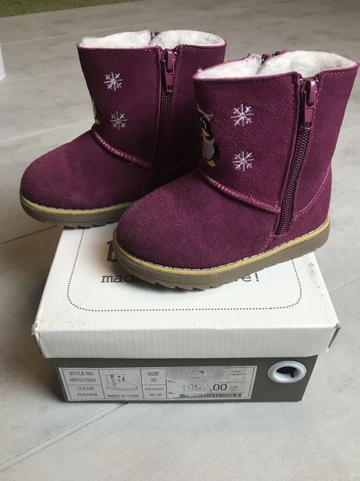 Сапожки зимние для девочки