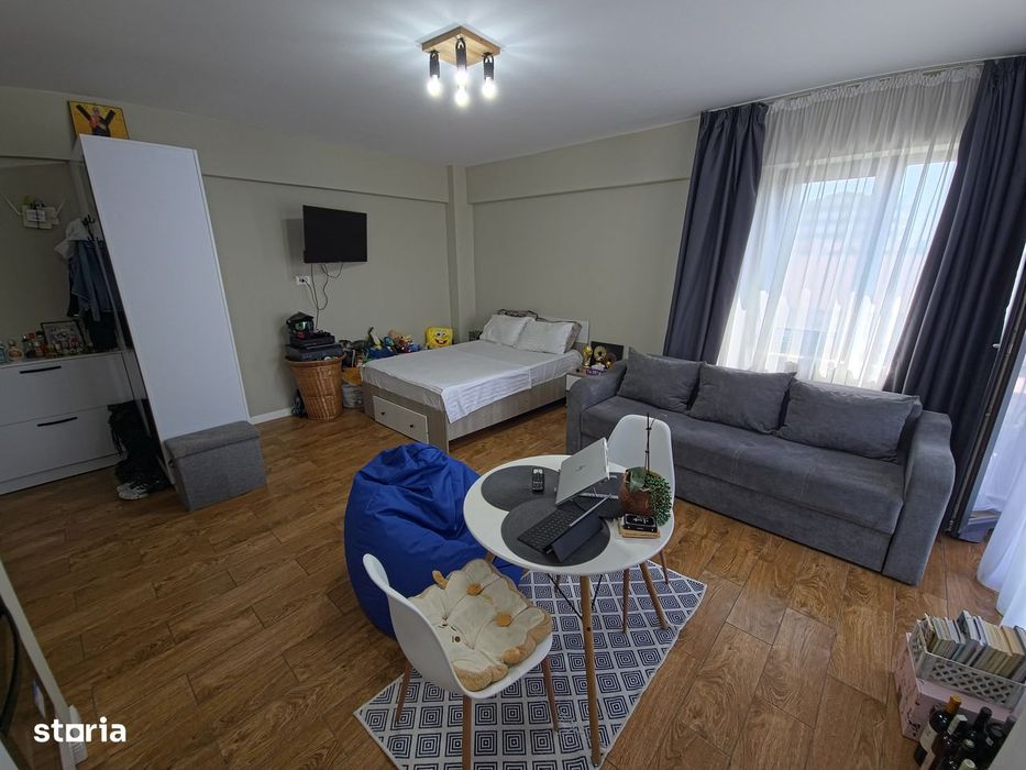 Garsoniera moderna de vanzare  IBO Residence  Terasa generoasa