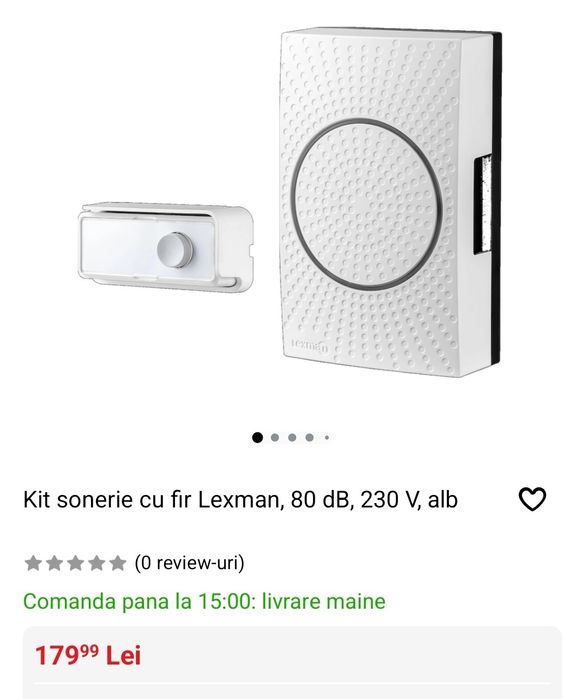 Kit sonerie cu fir Lexman