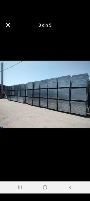 Grătare zincate la diferite dimensiuni debitam la dimensiunea dorită d