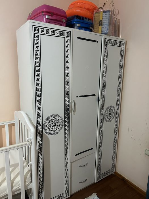 Детский мебель кроват и шкаф