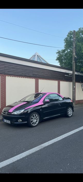Peugeot 206Cc automat , colantat partial roz