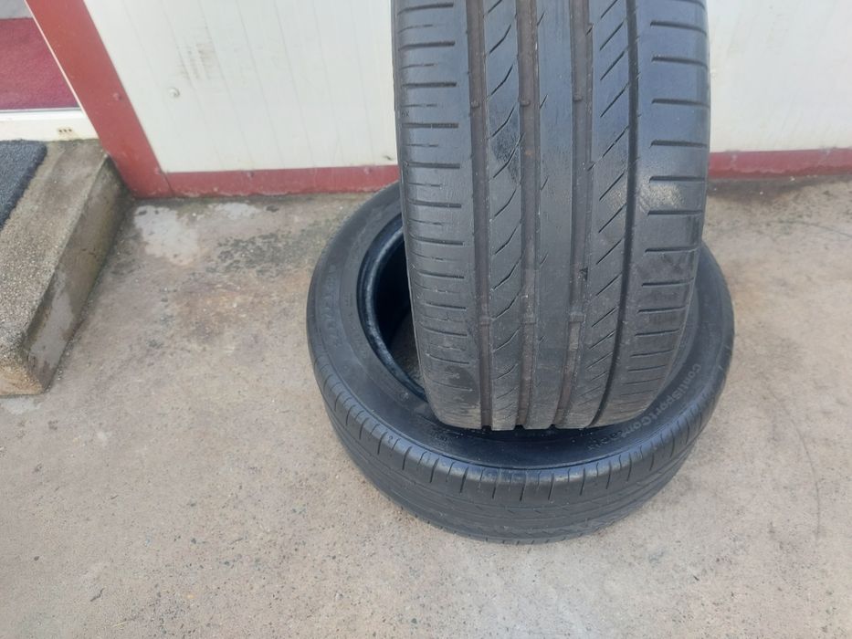 150 lei bucata! Doua anvelope de vara 245 45 r17 Continental! 7 mm