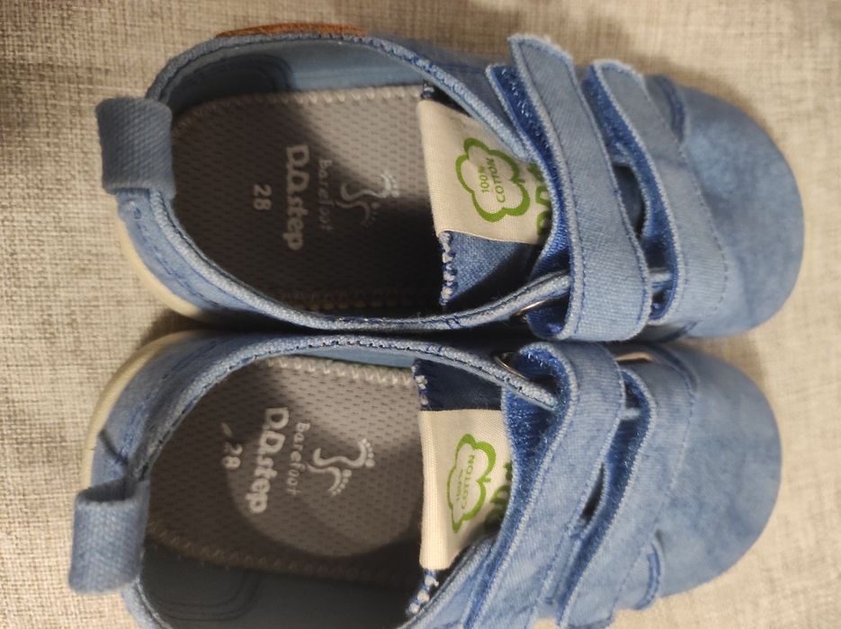 Dd step barefoot тип босо краче боси обувки пантофи, детски пантофи Ко