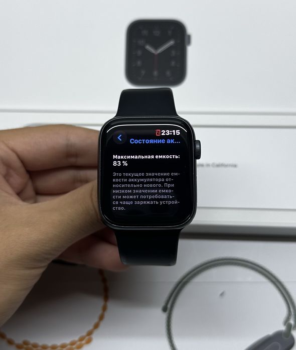 Apple Watch SE 44 83% Full komplekt