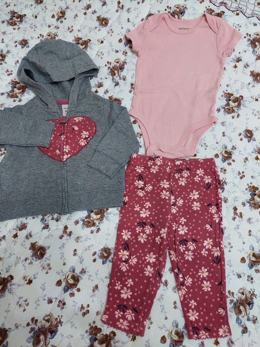 Комплект carters на девочку 3-6m