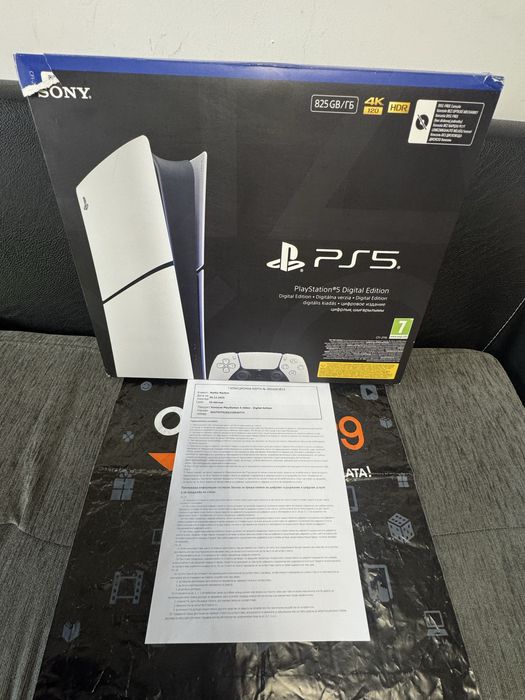 КАТО НОВ Sony Playstation 5 DIGITAL Ozone.bg Гаранция 2027г. PS5 White
