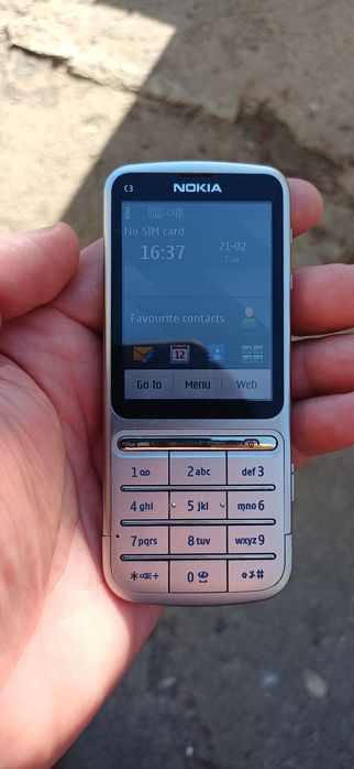 Nokia C3  00 argintiu