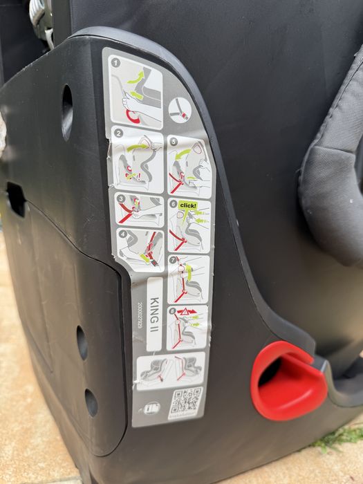 Britax Roemer King II Black Series (Storm Grey)