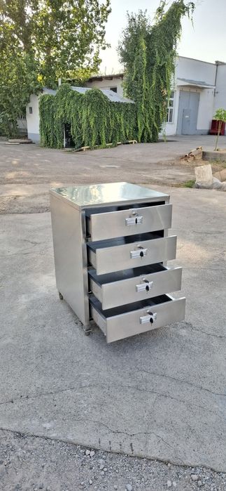 Стол-шкаф купе Нержавейка