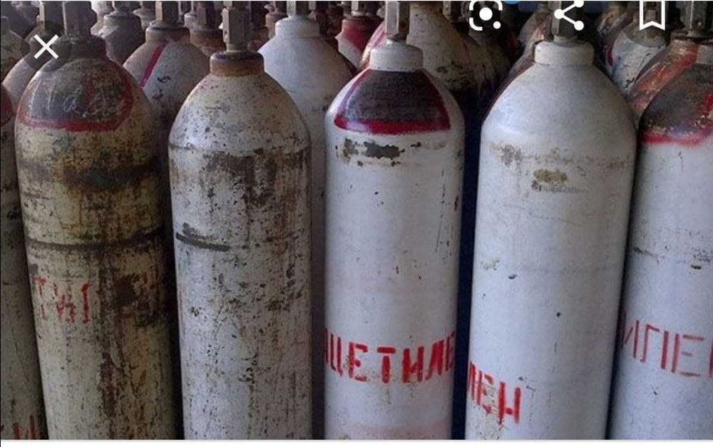 Ацетиленовый газ 40л баллоне (про-во Новоий Азот 99,1%)