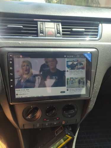 Navigatie GPS Android Dedicata Skoda Rapid Seat Toledo - CarPlay QLed