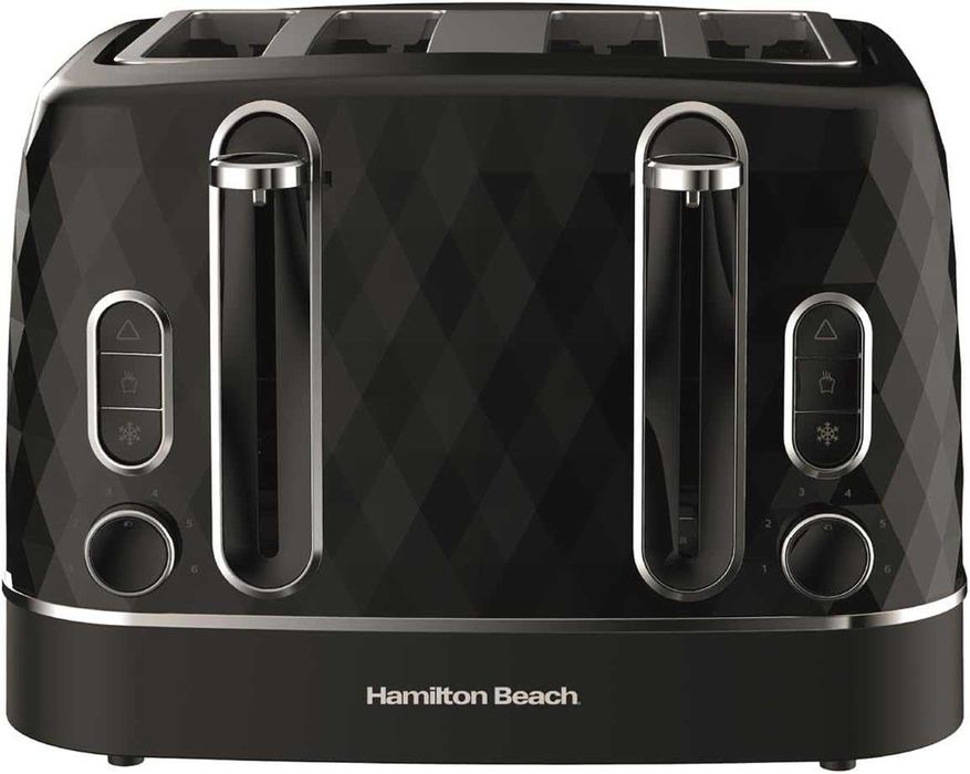 Тостер Hamilton Beach 4 филии, 2300 W, 6 контрола за изпичане,HBT3221B