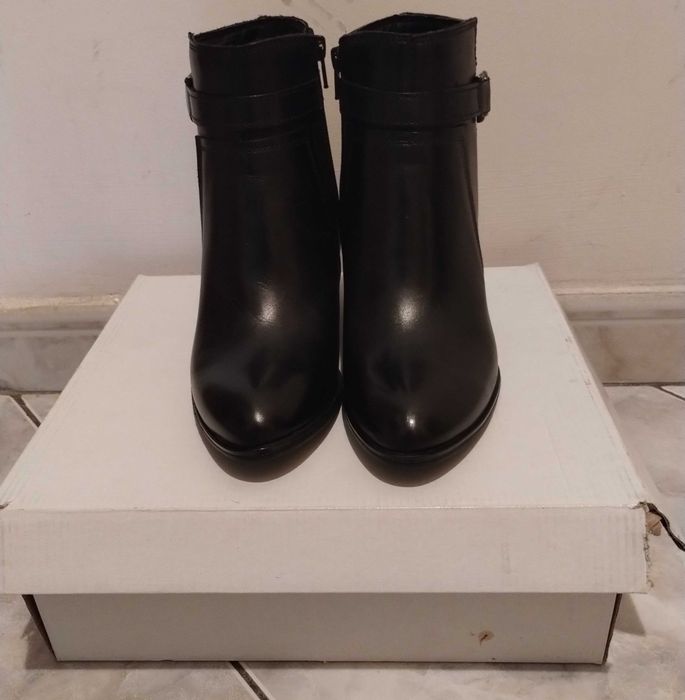 Ghete/botine dama, piele naturala, masura 39, noi