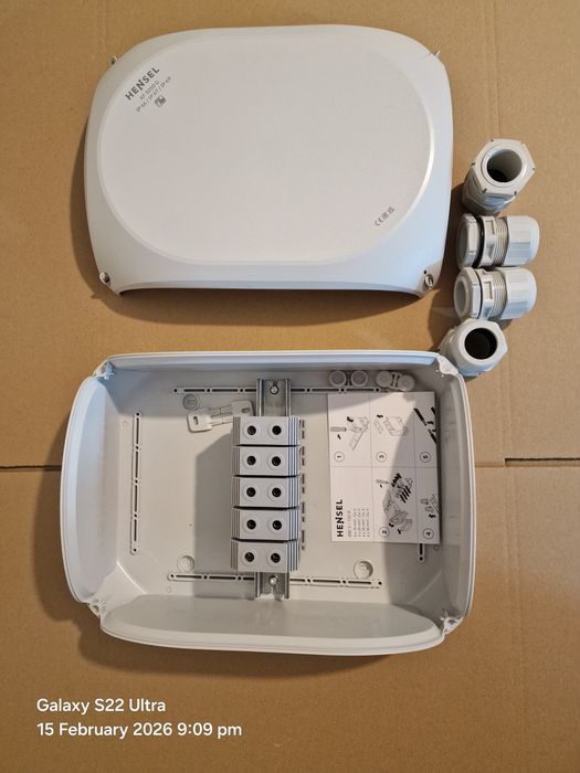 Cutie joncțiune HENSEL KF 5050 G KF5050G 355x255x122mm + 4x presetupe