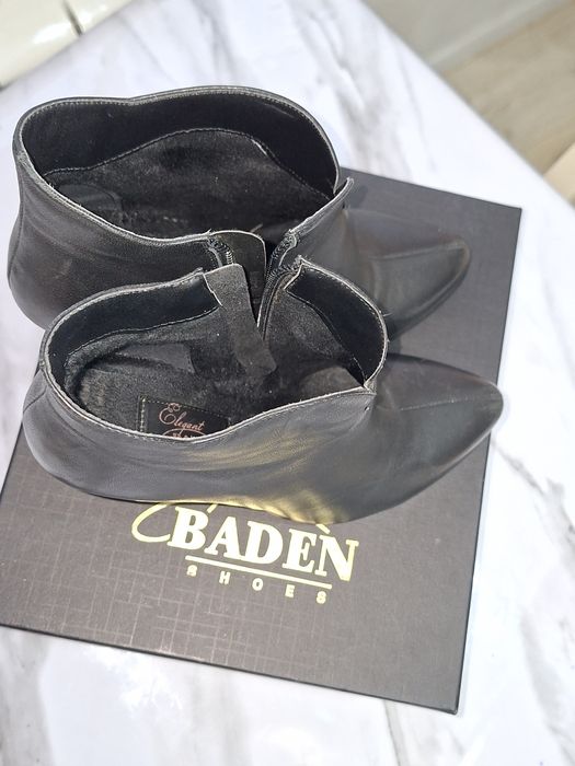 Ботильоны  кожаные