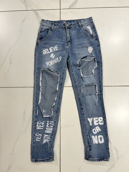 Дамски дънки страхотни за тинейджър