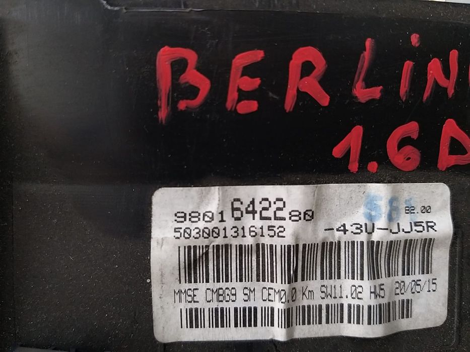 Ceasuri bord diesel citroen berlingo 9801642280 503001316152