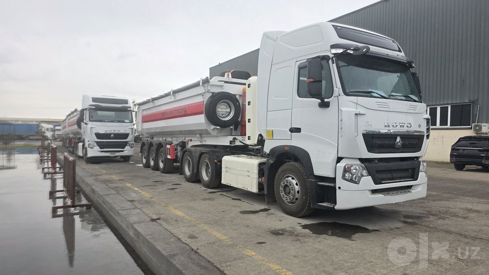Акция Ассалому алайкум хурматли мижозлар Бизда HOWO T7 6×4 тайёр сотув