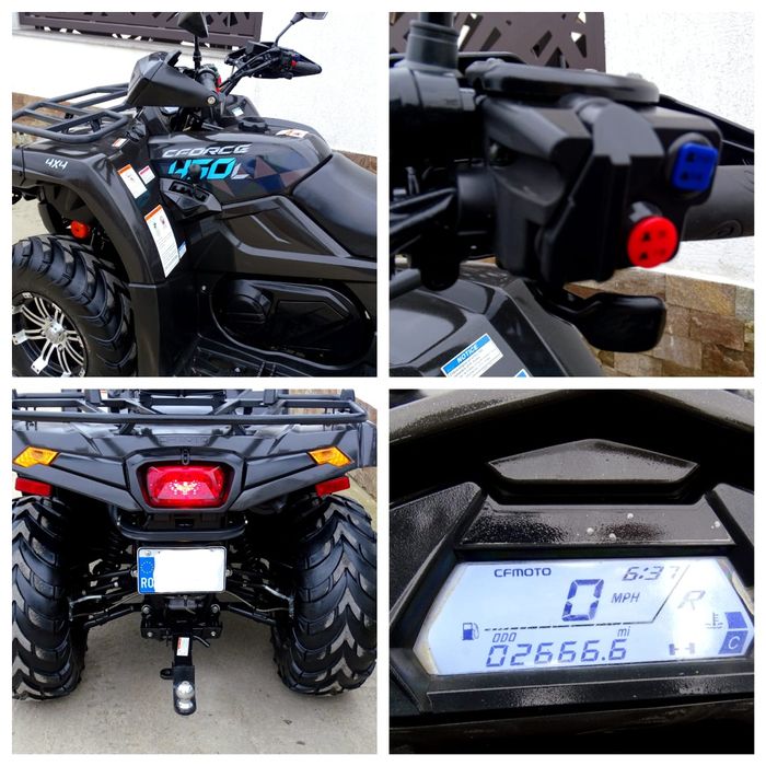 ATV CF MOTO ‼️450 L‼️4X4‼️2020‼️NR NEGRU