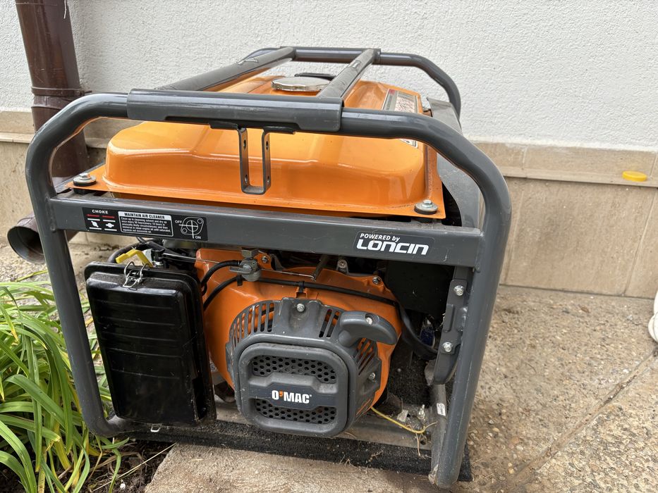 Generator O’Mac GT 13000E, 5,0 kw, nou, pornire electrica.